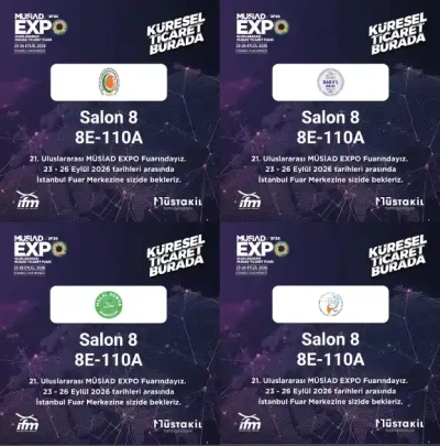 MÜSİAD EXPO'ya Sayılı Günler Kaldı- Salon 8, 8E-110A'da Sizleri Bekliyoruz