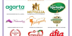 GİMDES ve Dünya Helal Vakfı 2026 yılı sponsorları teşekkür afişi